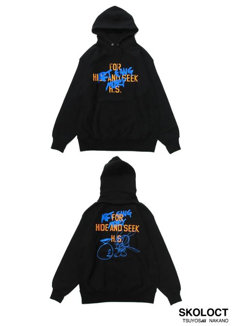 ×SKOLOCT HOODED SWEATSHIRT (BLACK) / スコロクト コラボスウェットパーカー