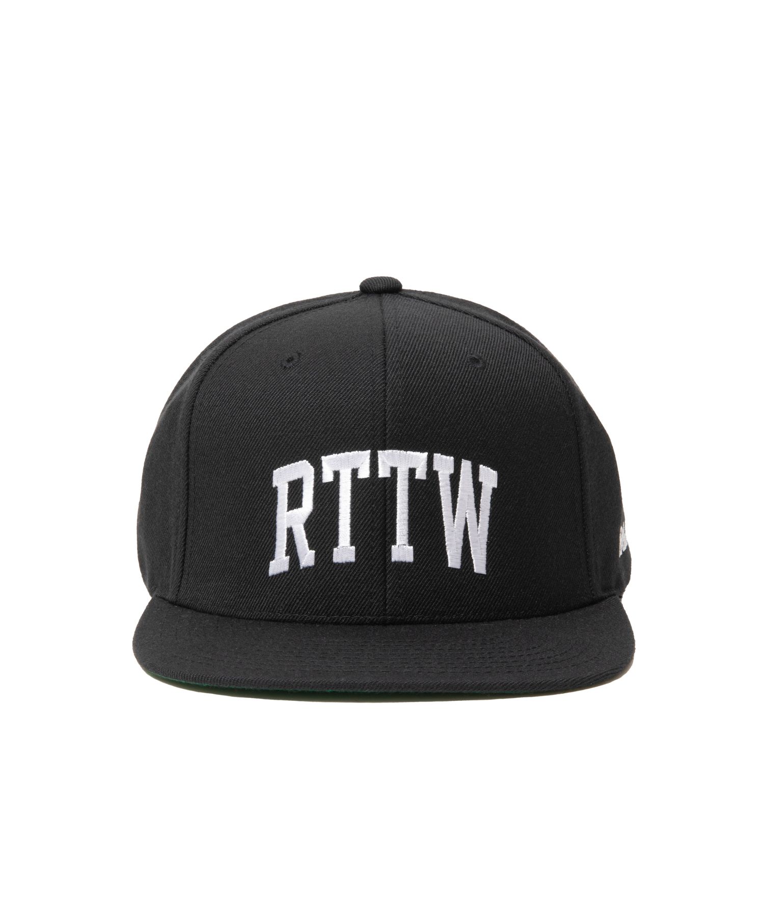 RTTW CAP (BLACK) / ロゴ刺繍 ベースボールキャップ。
