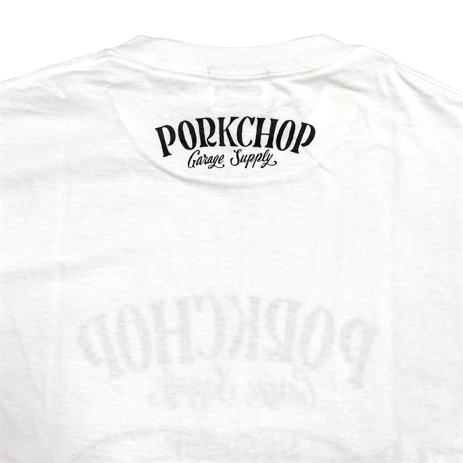 PORKCHOP 「PORK FRONT TEE 25」 　プリントティーシャツ PORKCHOP - PORK FRONT TEE 25 - BURGUNDY / ショートスリーブT