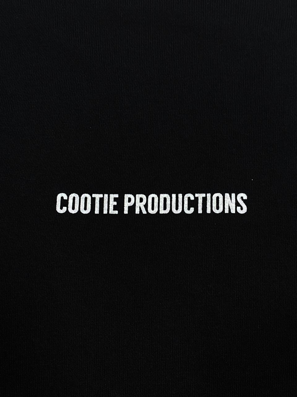 COOTIE PRODUCTIONS - Dry Tech Sweat Half Zip Pullover (BLACK