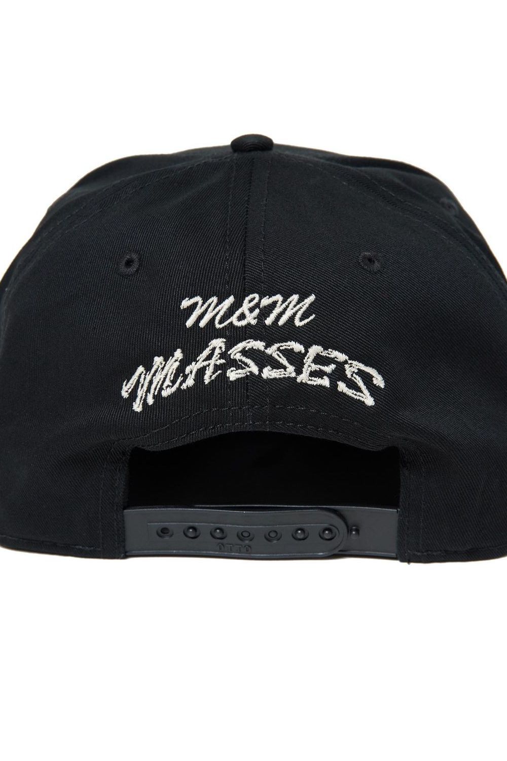 M&M CUSTOM PERFORMANCE - SNAPBACK BB CAP (×MASSES) (BLACK 