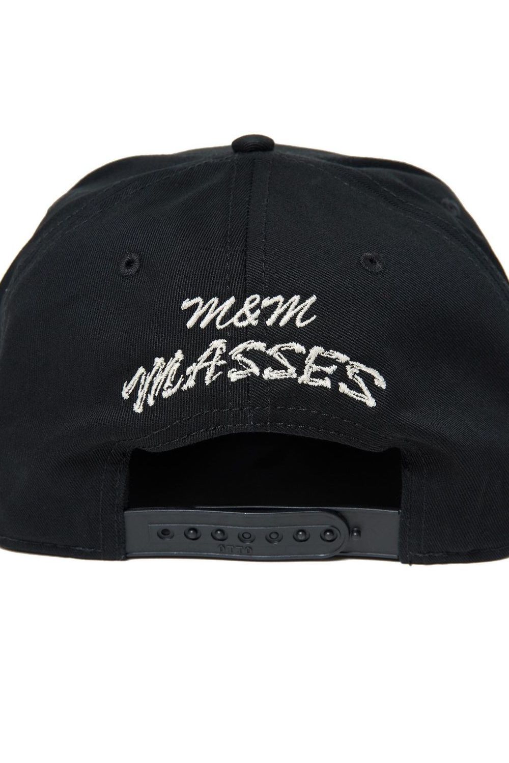 M&M CUSTOM PERFORMANCE - SNAPBACK BB CAP (×MASSES) (BLACK