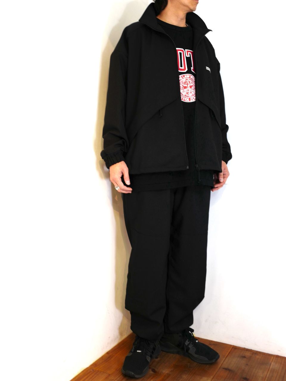 COOTIE Polyester OX Raza Track Jacket L黒ジミーsジャケットアウター類