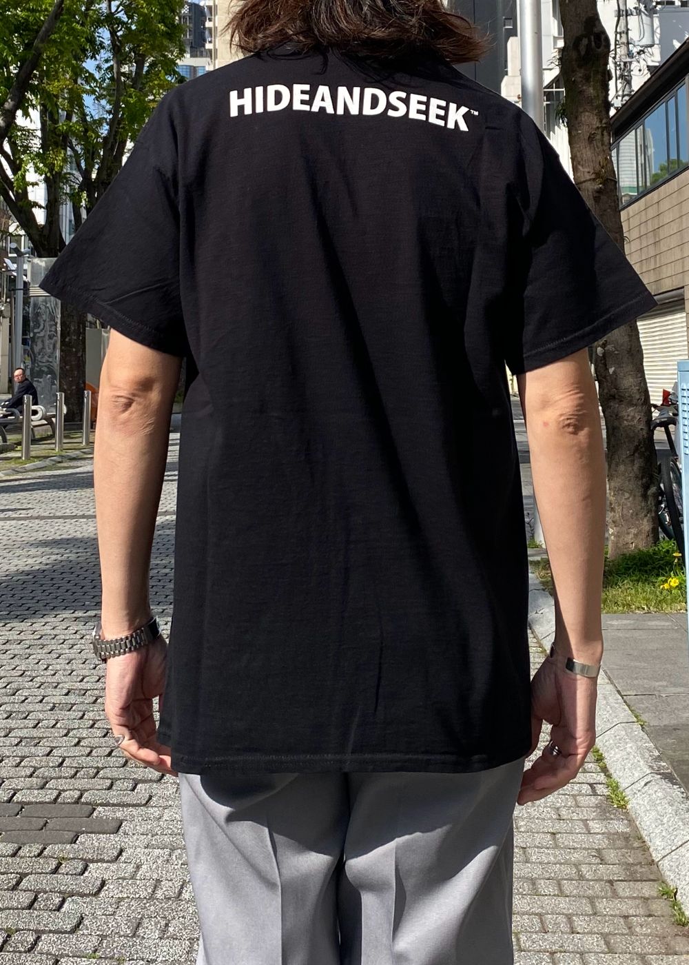 90s S/S Tee (BLACK×GREEN) / フォト プリントTee