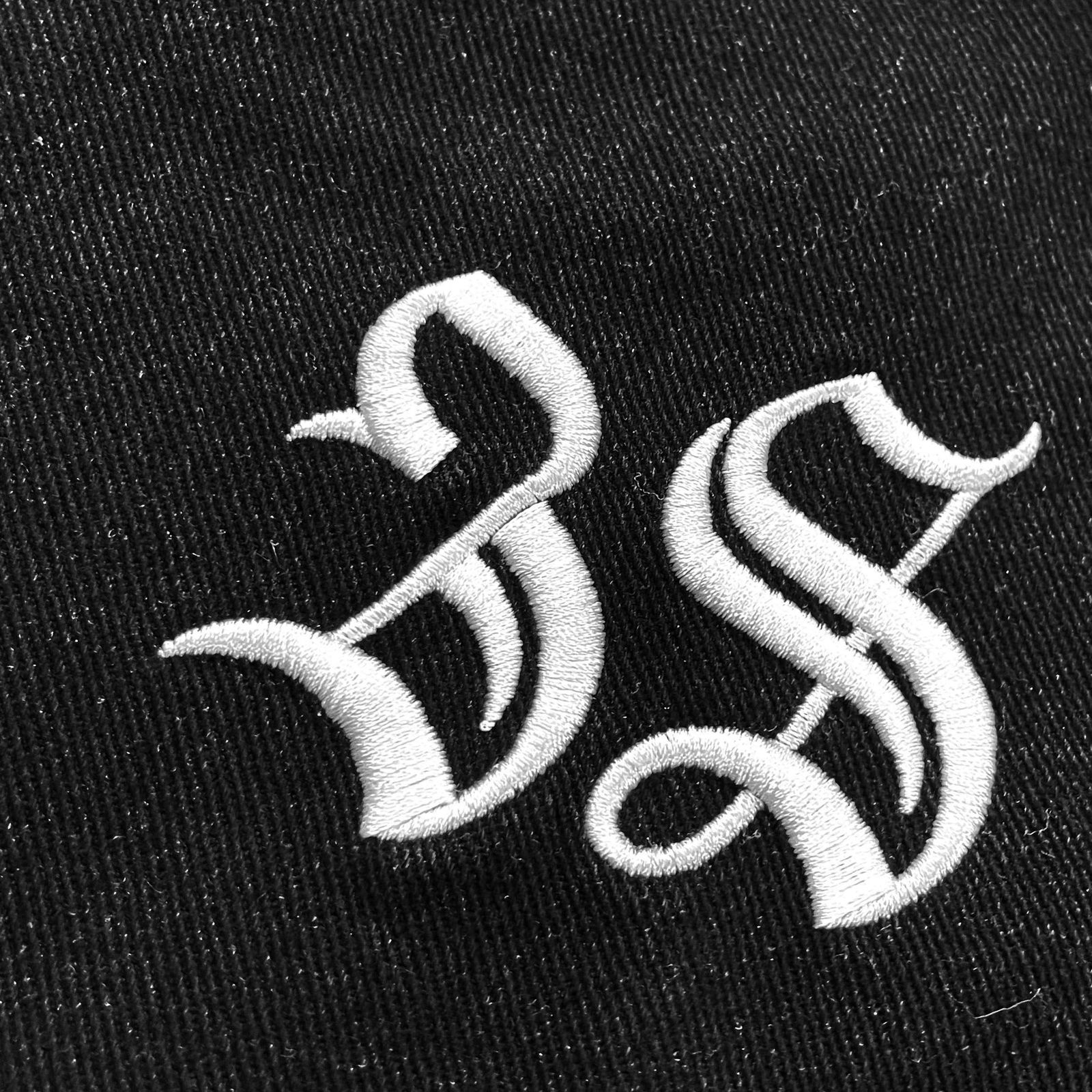 LOGO DENIM COACH JKT (BLACK) / ロゴ刺繍 ブラックデニム コーチ ジャケット