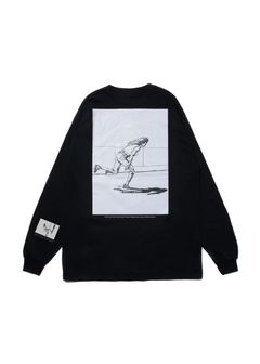 × Tadanobu Asano SKATER LS TEE (BLACK) / 浅野忠信 コラボロンT (スケーター)