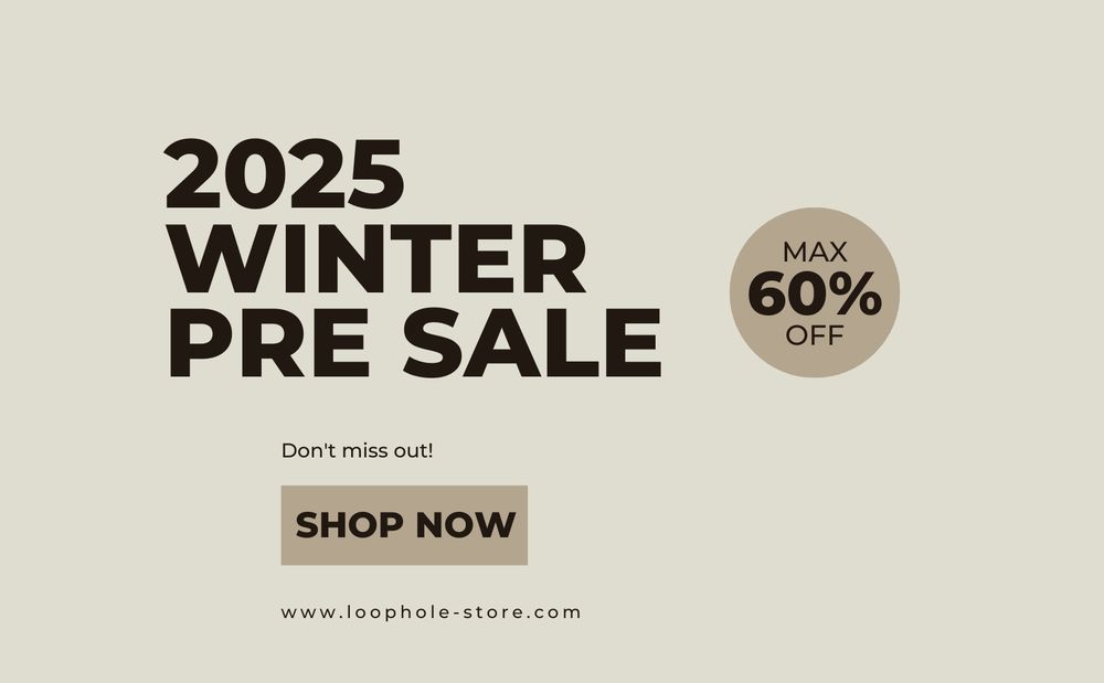 【会員様限定】2025 WINTER PRE-SALE 12月26日 スタート致します！