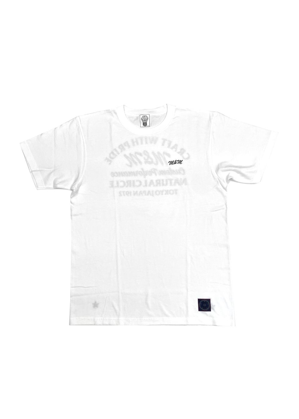 PRINT TEE (WHITE) / ロゴ プリント Tシャツ