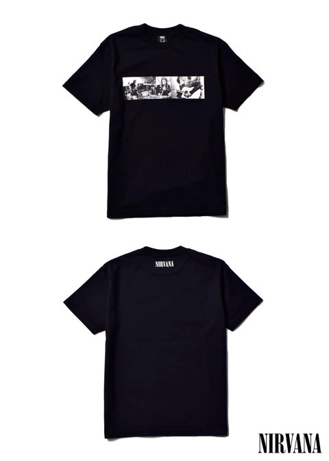 × Nirvana ''ML Photo'' Tee (BLACK) / ニルバーナ コラボフォトT