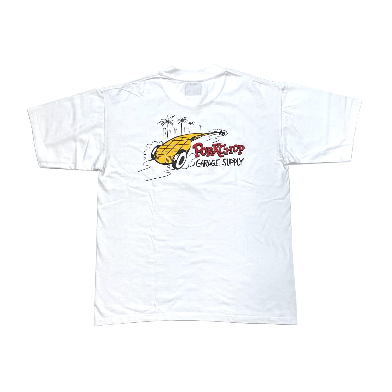 PORKCHOP - PC ROD TEE (WHITE) / PCロッド Tシャツ | LOOPHOLE