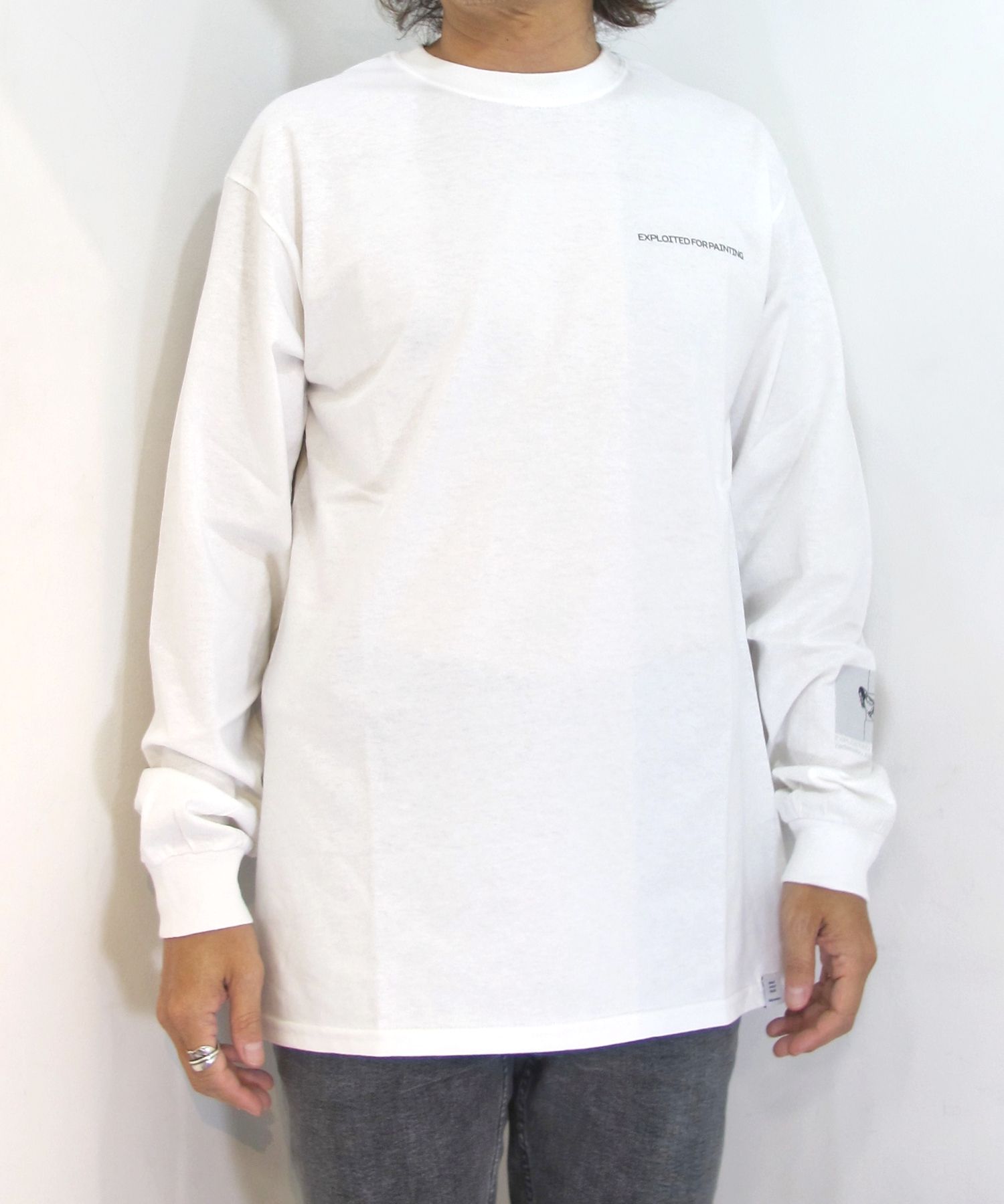 × Tadanobu Asano BICYCLE LS TEE (WHITE) / 浅野忠信 コラボロンT (バイシクル)