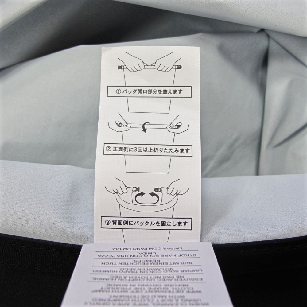 DRY BAG -15L (BLACK) / ドライバッグ15L