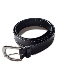 Double Studs Leather Belt (BLK) / ダブル スタッズ レザー ベルト