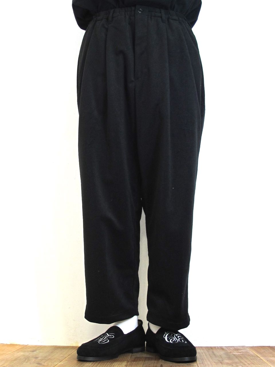 Polyester Corduroy 2 Pants Tuck Easy