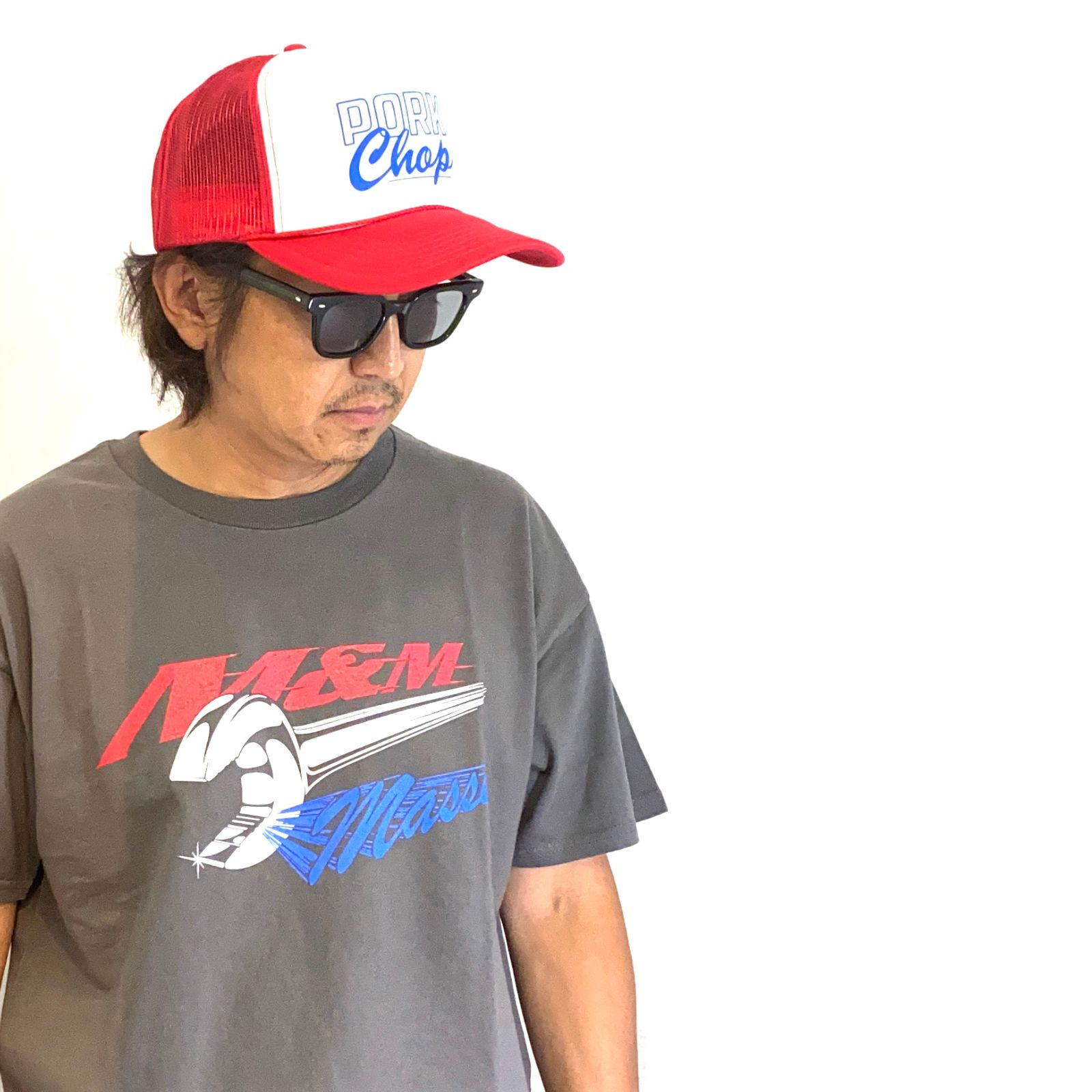 MASA SCULP MESH CAP B (RED) / マサスカルプ コラボ メッシュキャップ