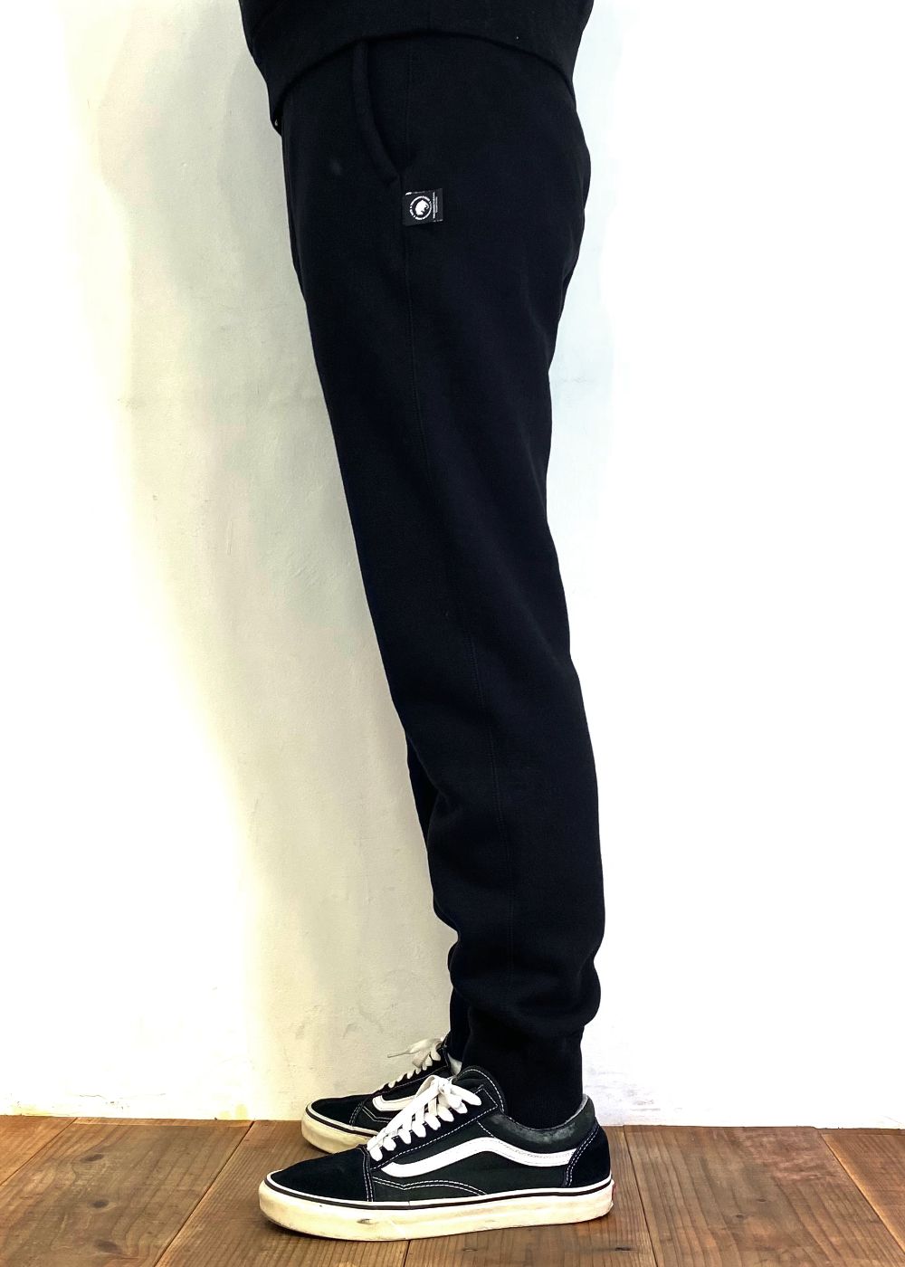 【ラスト1点】FLEECE JOGGER SWEAT PANTS (BLACK) / セットアップ ジョガー スウェット パンツ