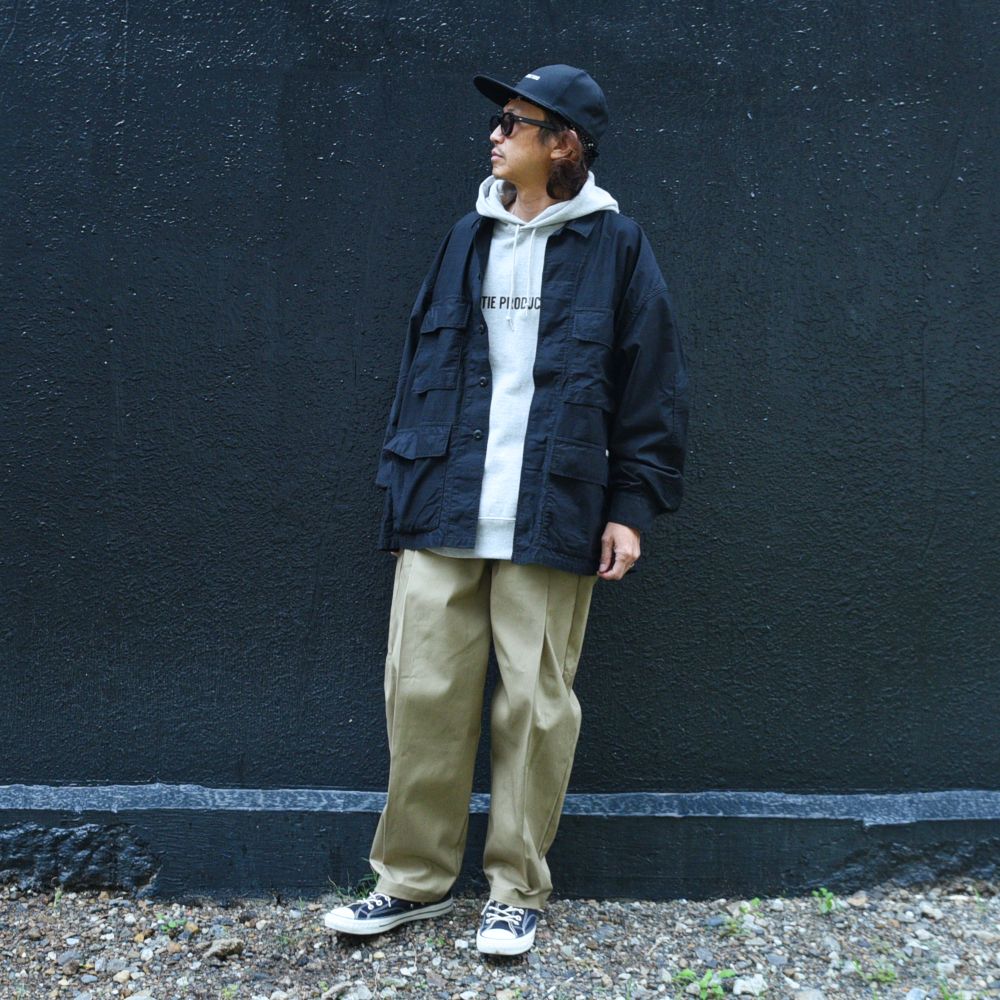 COOTIE PRODUCTIONS - 【ラスト1点】BACK SATIN BDU JACKET (BLACK ...