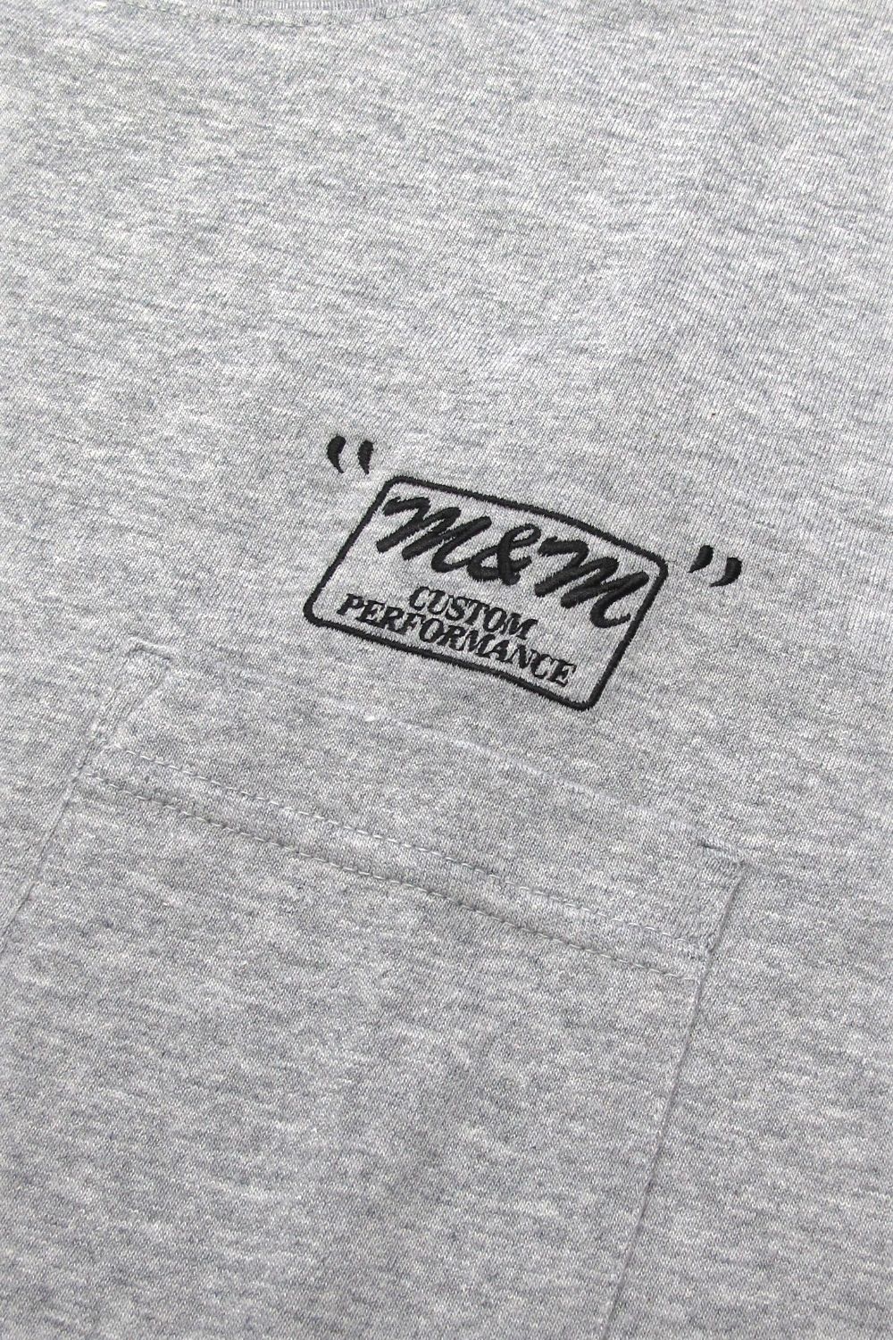 PRINT S/S TEE (GRAY) / アンライバルド コラボT