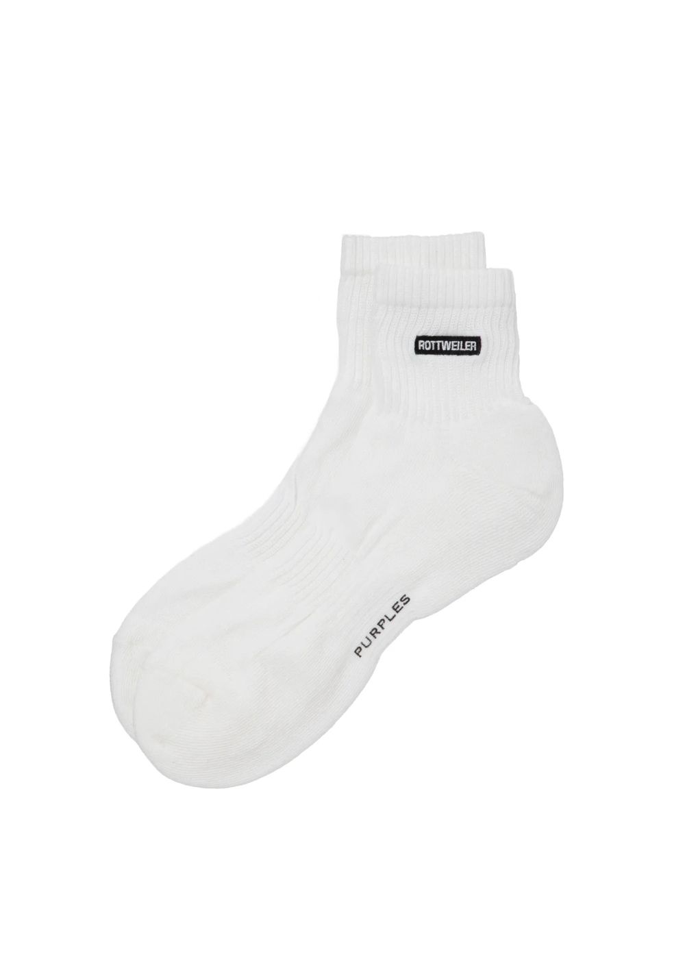 RW LOGO SOX (WHITE) / ×パープルズ コラボ ソックス