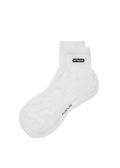 RW LOGO SOX (WHITE) / ×パープルズ コラボ ソックス