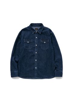 DENIM SHIRT (INDIGO) / デニム ウエスタンシャツ