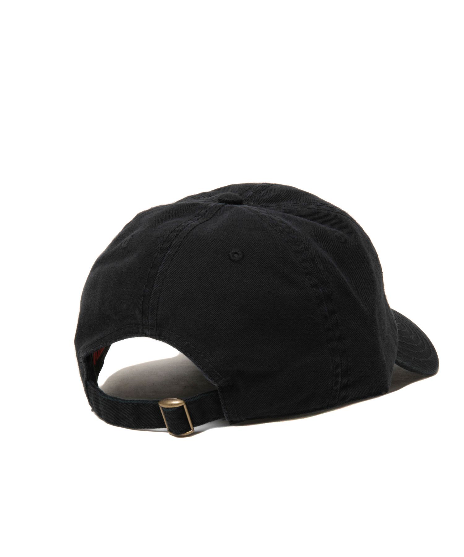 DAD RTTW CAP (BLACK) / ロゴ刺繍 ダッドキャップ。