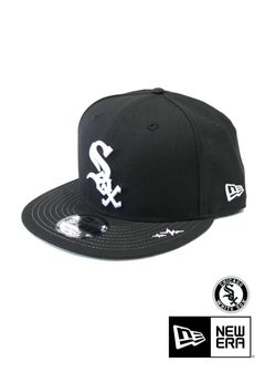 ×NEWERA WHITE SOX CAP (BLACK) / ニューエラ コラボベースボールキャップ