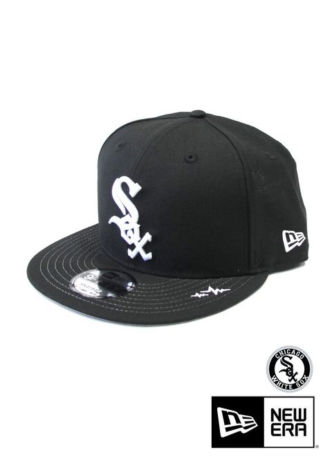 ×NEWERA WHITE SOX CAP (BLACK) / ニューエラ コラボベースボールキャップ