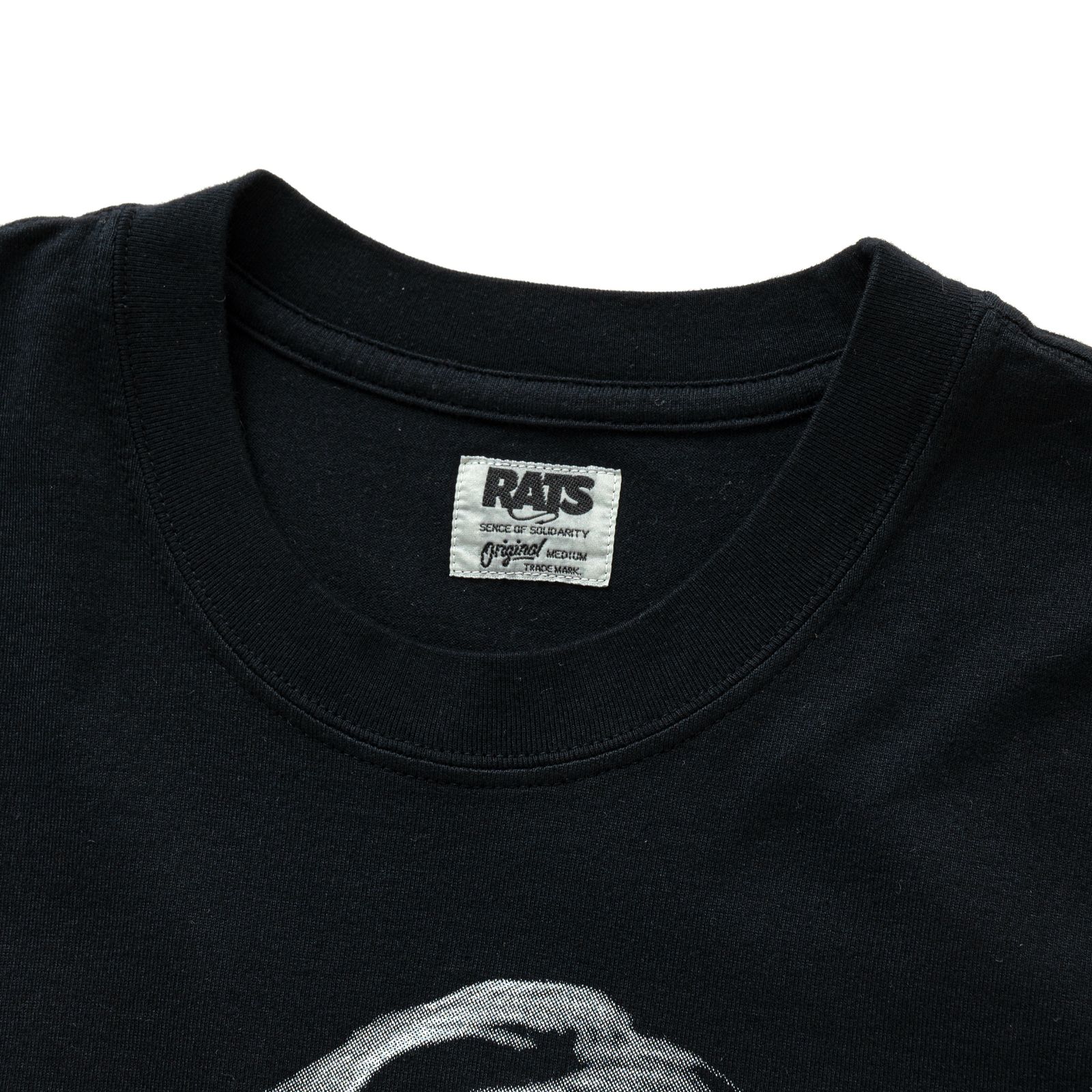 RATS - SEXY W TEE (BLACK) / セクシーウーマン プリント T