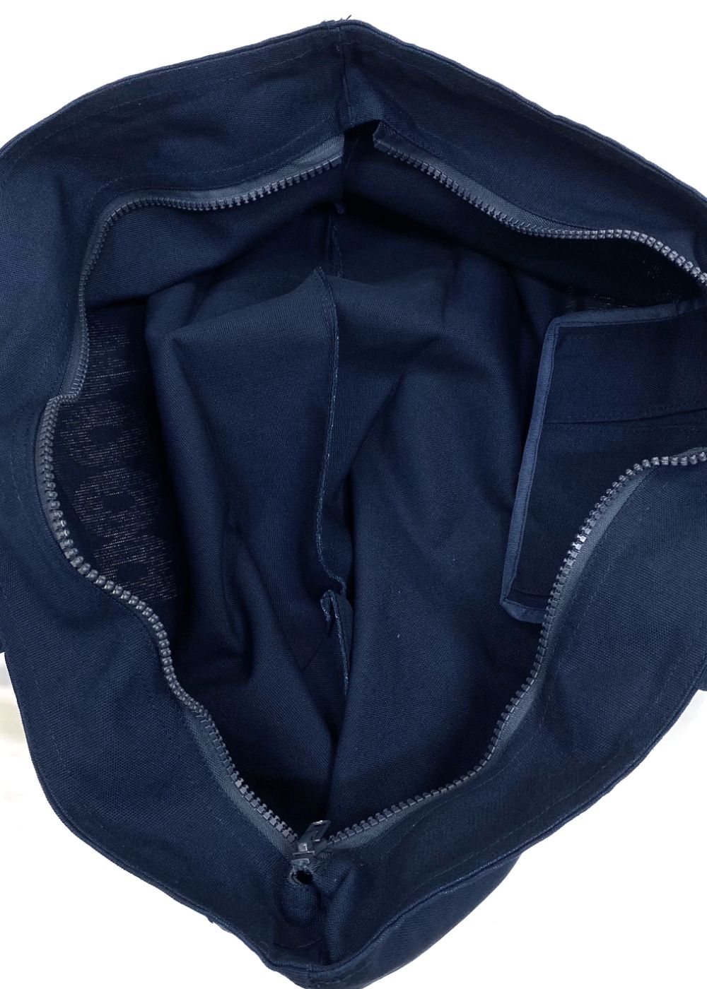 CYOW ZIP TOTE BAG (NAVY) / プリントトート バッグ