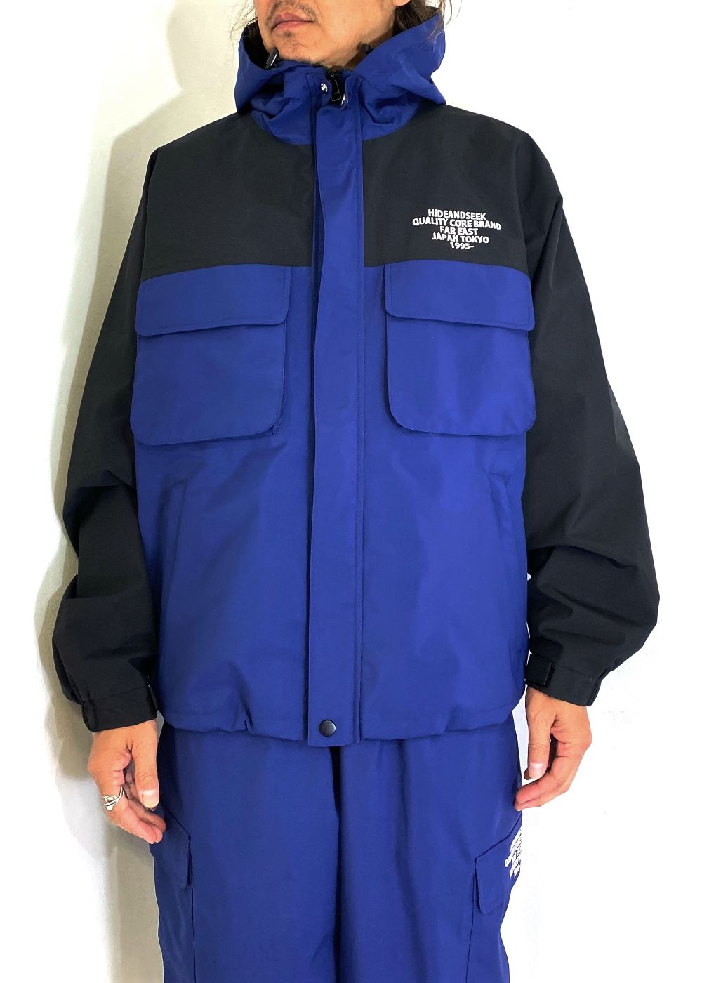 Nylon Mountain Jacket (NAVY) / ナイロン マウンテン パーカー / セットアップ可能