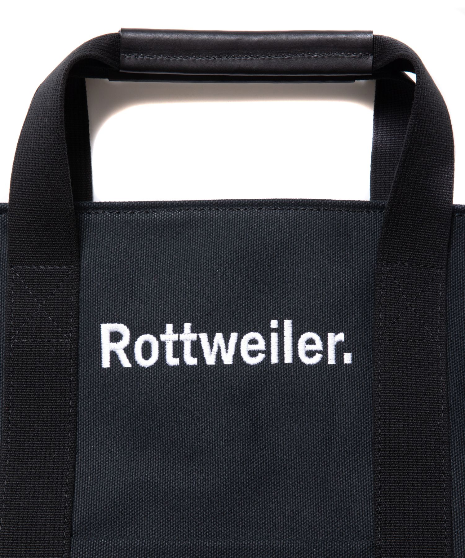 ROTTWEILER - CANVAS TOTE BAG LARGE (BLACK) / 定番キャンバストート