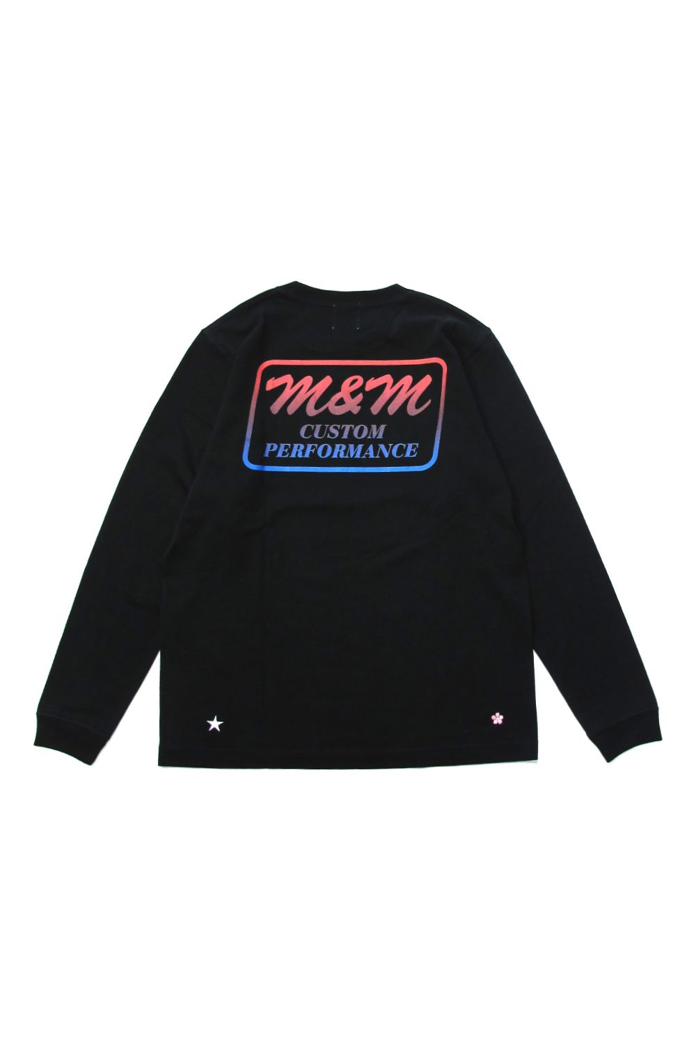 PRINT L/S TEE (BLACK) / ×TAMAGAWA DINER コラボロンT