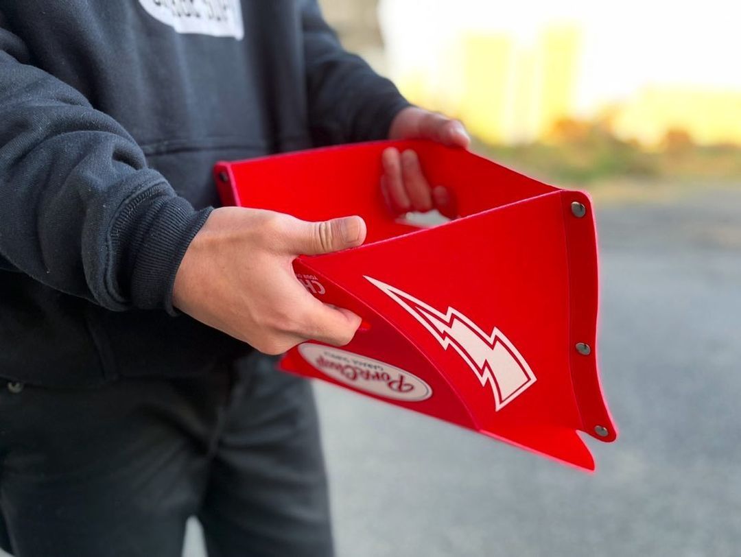 FOLDING STOOL (RED) / フォールディング スツール