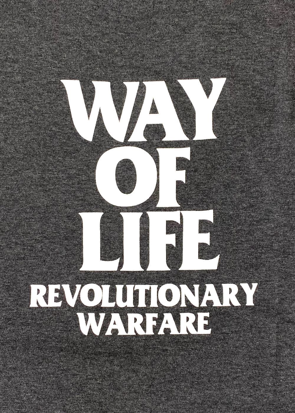 RATS - SCRIPT LOGO WAY OF LIFE TEE (CHARCOAL) / 定番人気ロゴ
