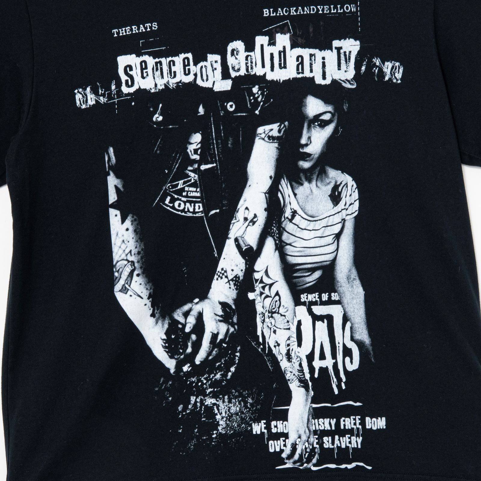 HARDCORE TEE (BLACK) / ハードコア プリント Tシャツ
