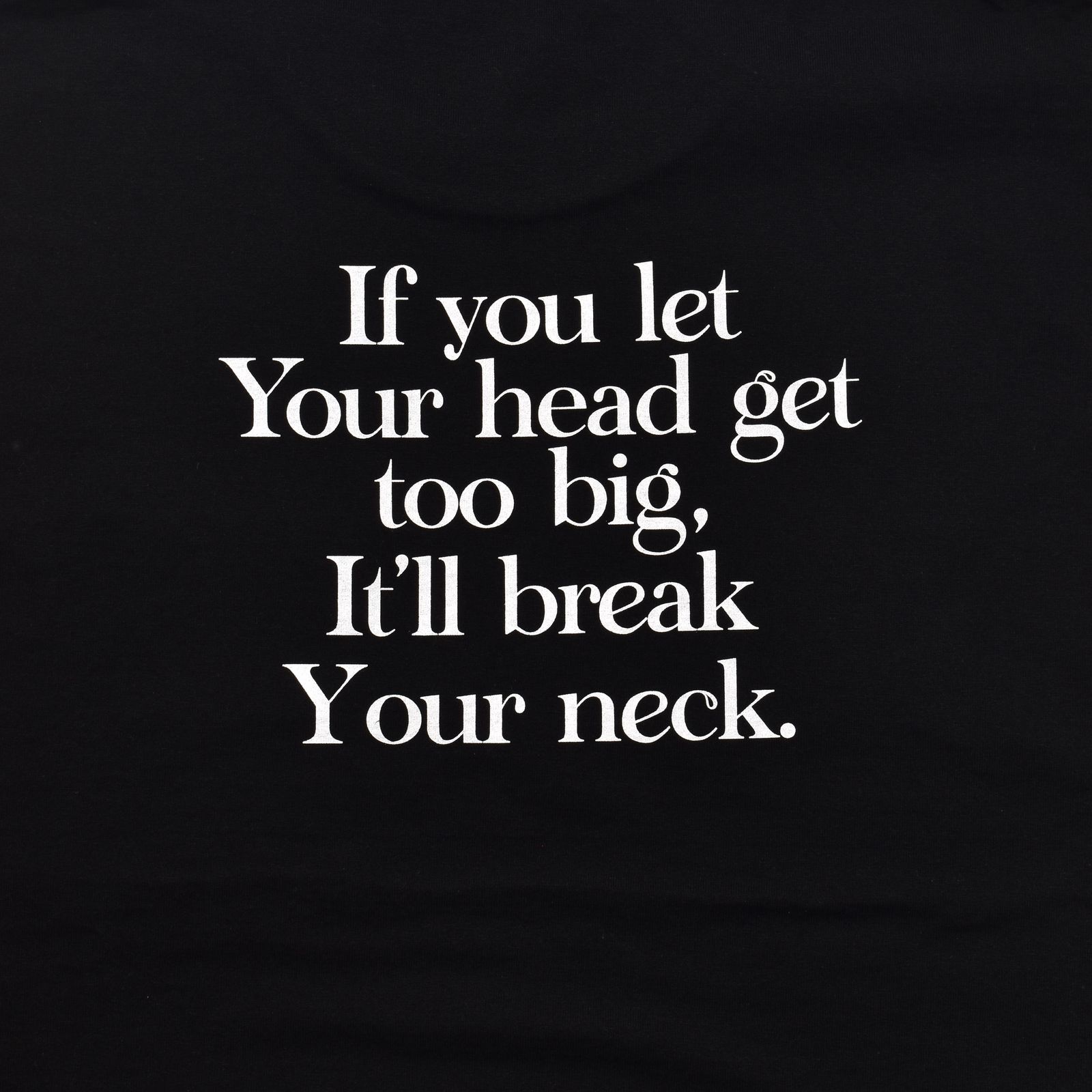 It'll Break Your Neck T-SH (BLK) / オリジナル プリント ポケット Tシャツ