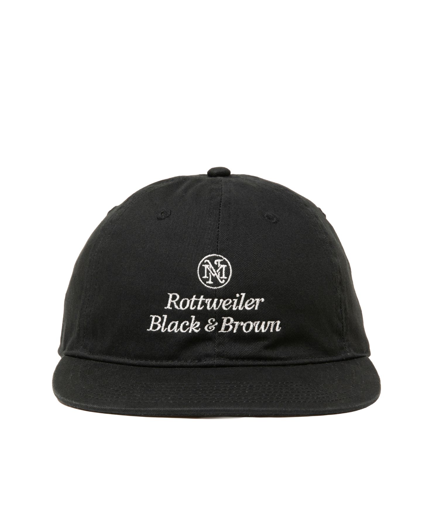 RWMN CAP (BLACK) / マジックナンバー コラボ ロゴ刺繍 ダッド キャップ。