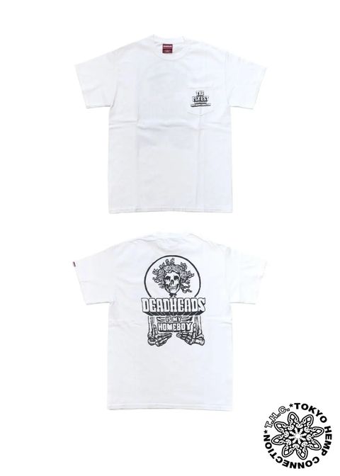×THC S/S TEE (WHITE) / TOKYO HEMP CONNECTION コラボポケT