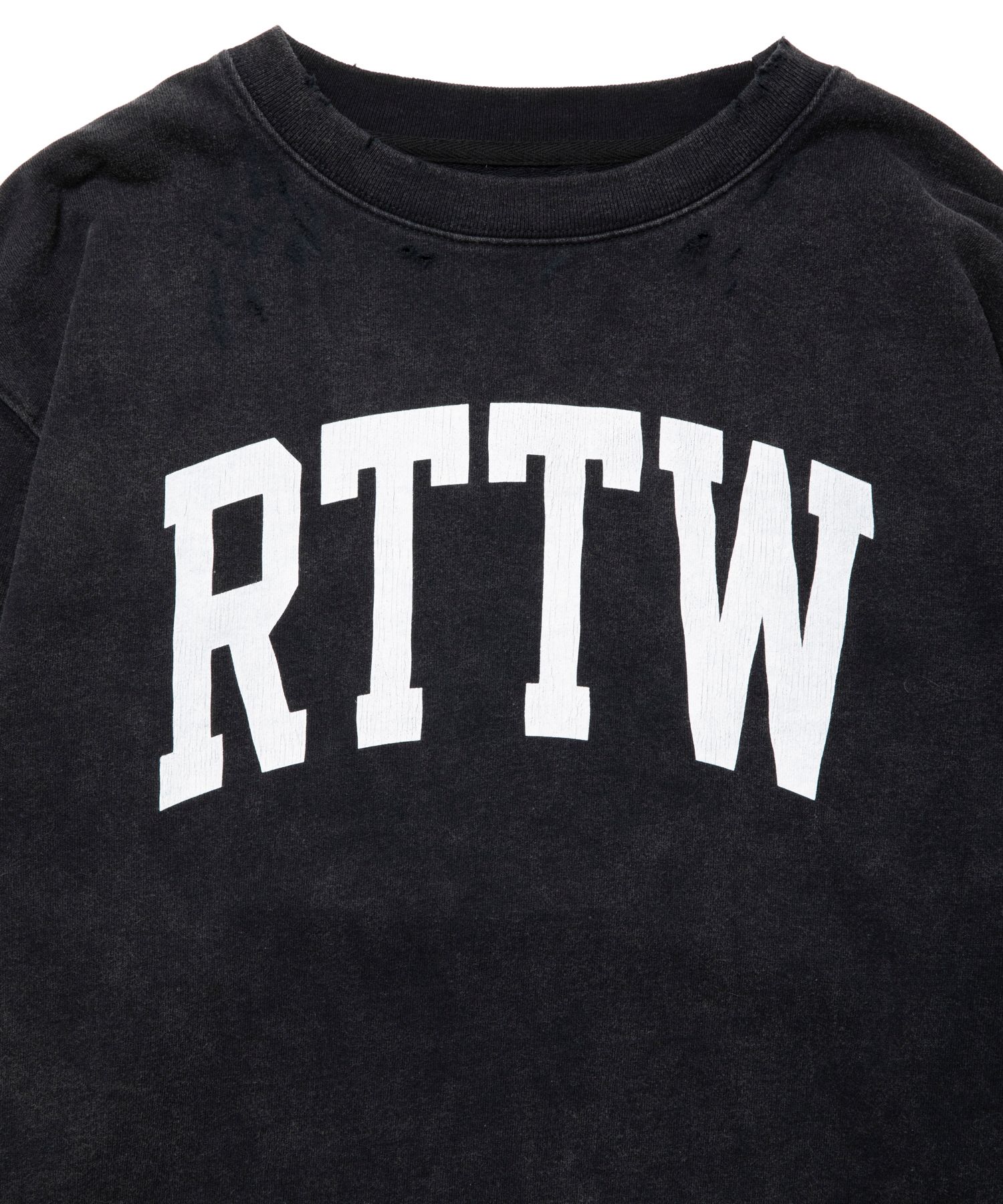 RTTW SWEATER (BLACK) / ピグメント スウェット
