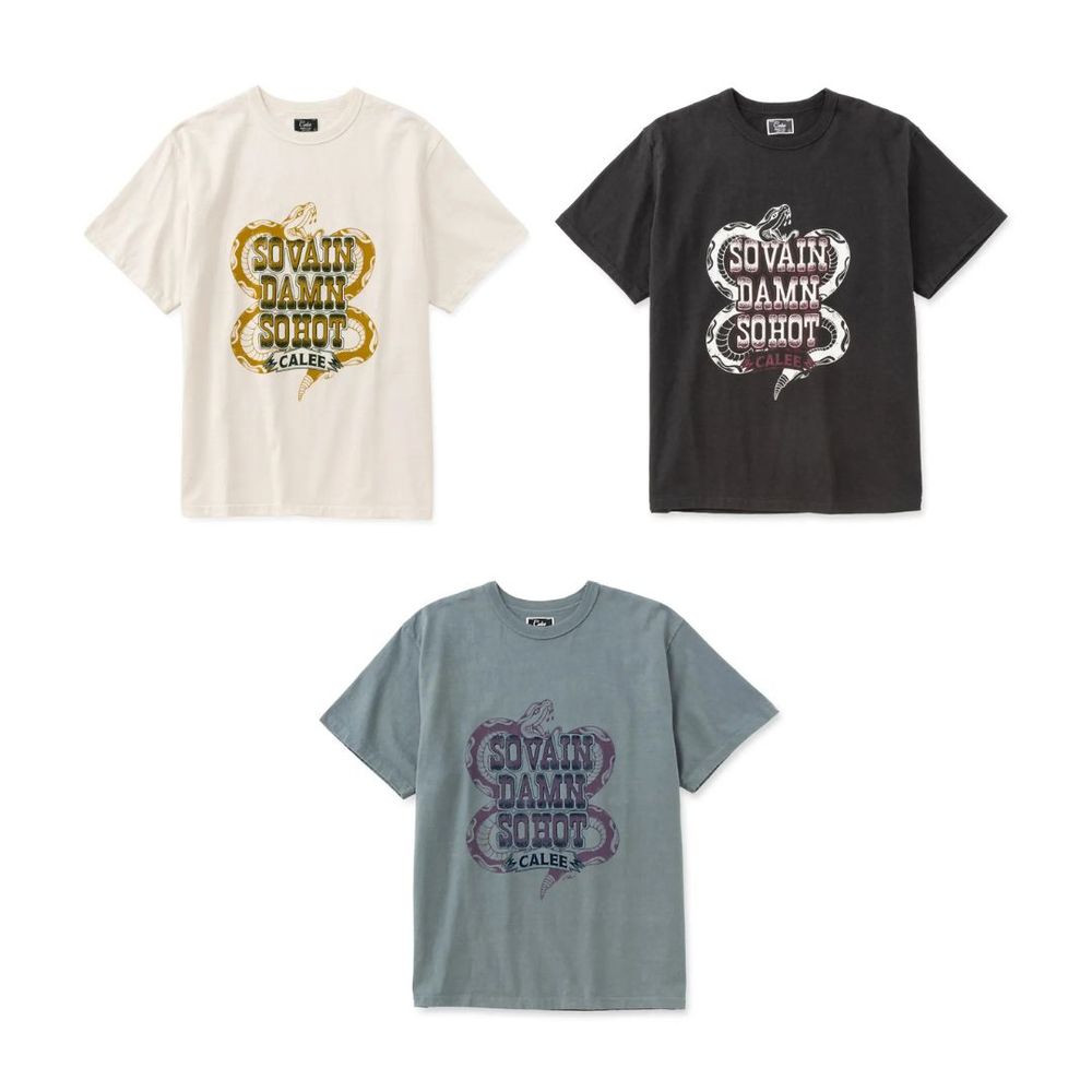 CALEE 新作販売告知 / 両者の拘りを反映させた"BARTHDAY WORKS DESIGN"とのコラボTシャツ。