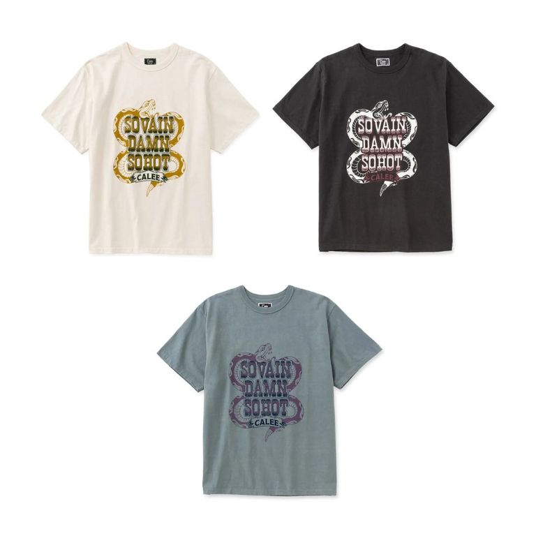 CALEE 新作販売告知 / 両者の拘りを反映させた"BARTHDAY WORKS DESIGN"とのコラボTシャツ。