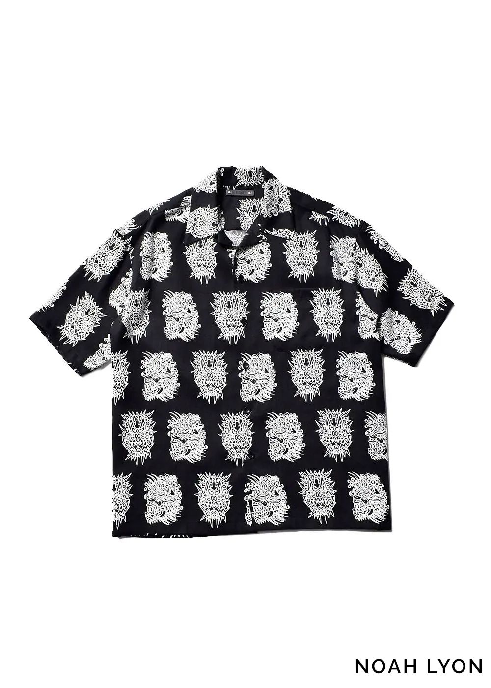 ×NOAH LYON S/S Open Collar SH (BLT) / ノア ライオン コラボ シャツ / セットアップ可能