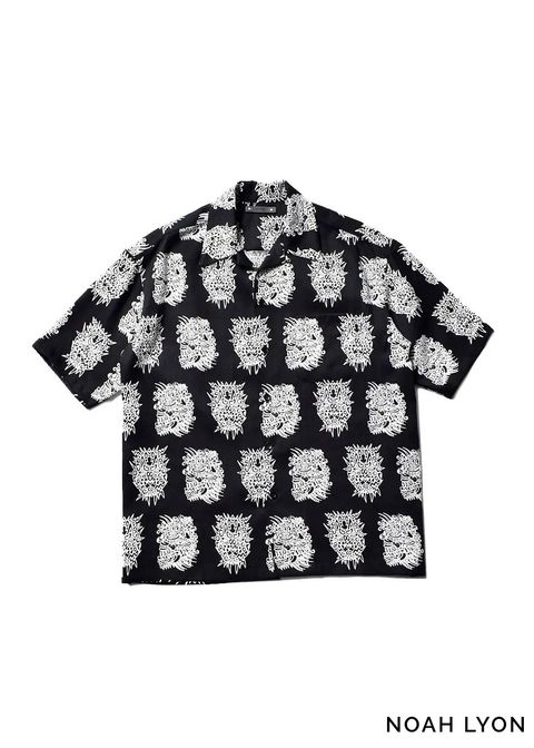 ×NOAH LYON S/S Open Collar SH (BLT) / ノア ライオン コラボ シャツ / セットアップ可能