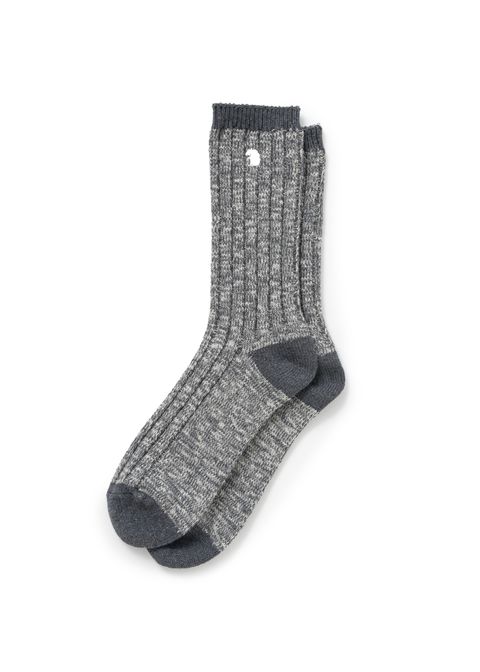 MELANGE SOCKS (TYPE-B / CHARCOAL) / メランジ ソックス