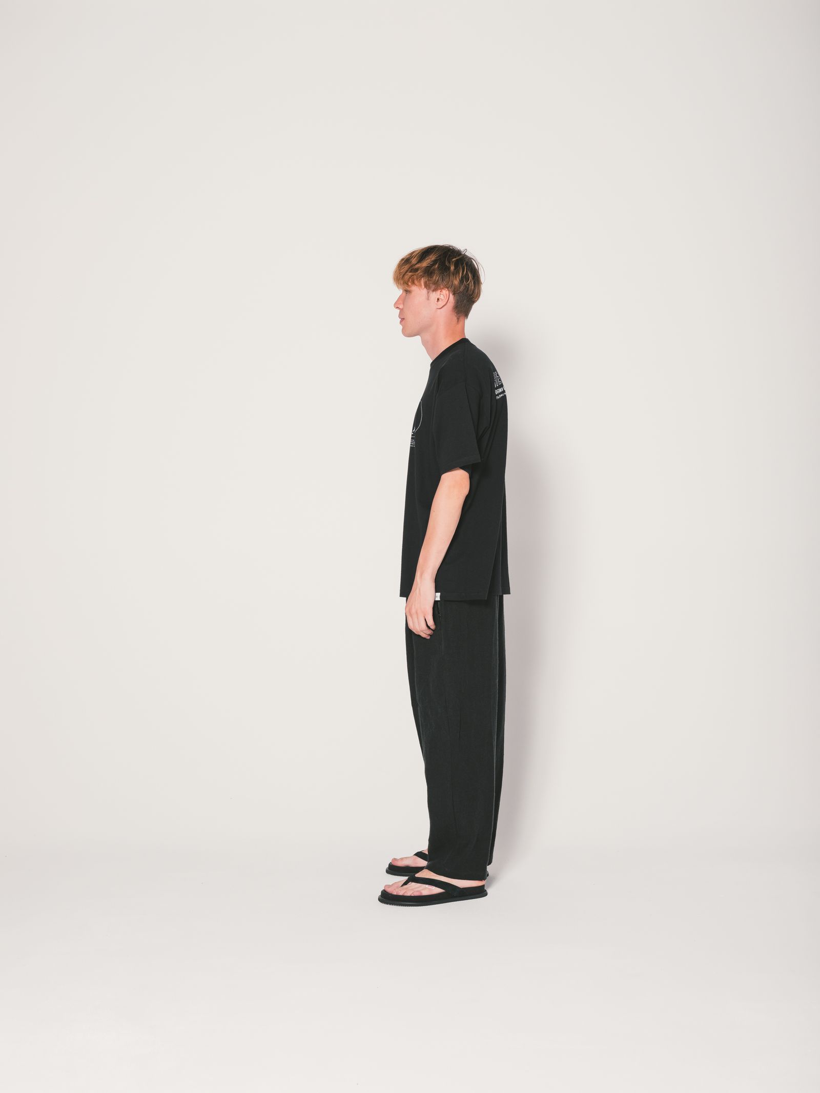 S/S PRINTED TEE "GUMMO" (BLACK) / ×YUTA YAMANO コラボ Tシャツ