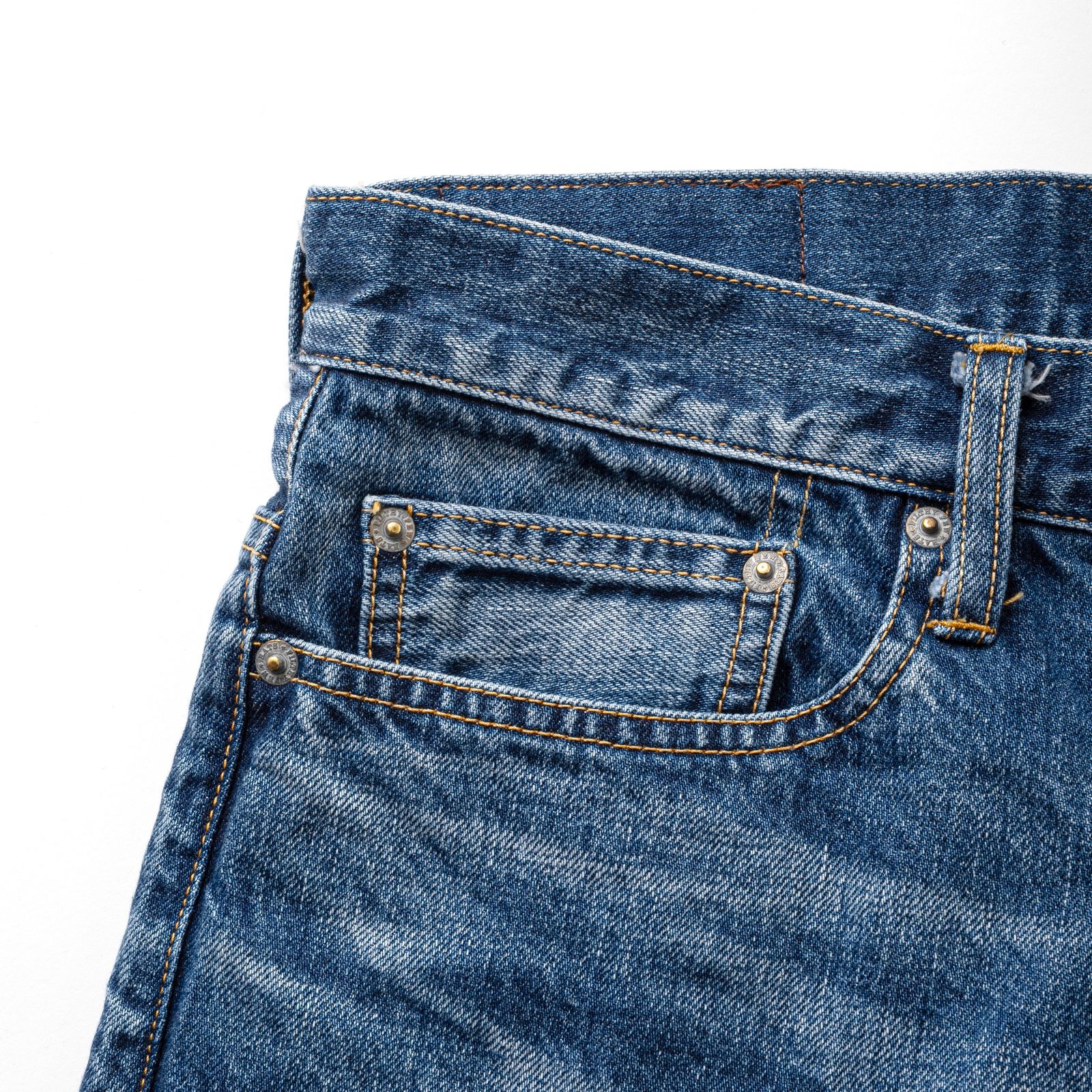 VINTAGE WASH DENIM PANTS (GRAY) / ヴィンテージ ウォッシュ デニム パンツ