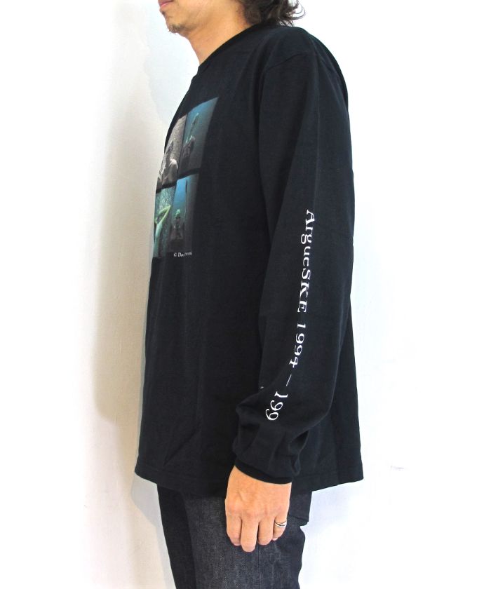 Stie-lo×Davide Sorrenti Amy Lace L/S T-SH (BLACK) / ×ダヴィデ・ソレンティ×スティーロ コラボフォトロンT