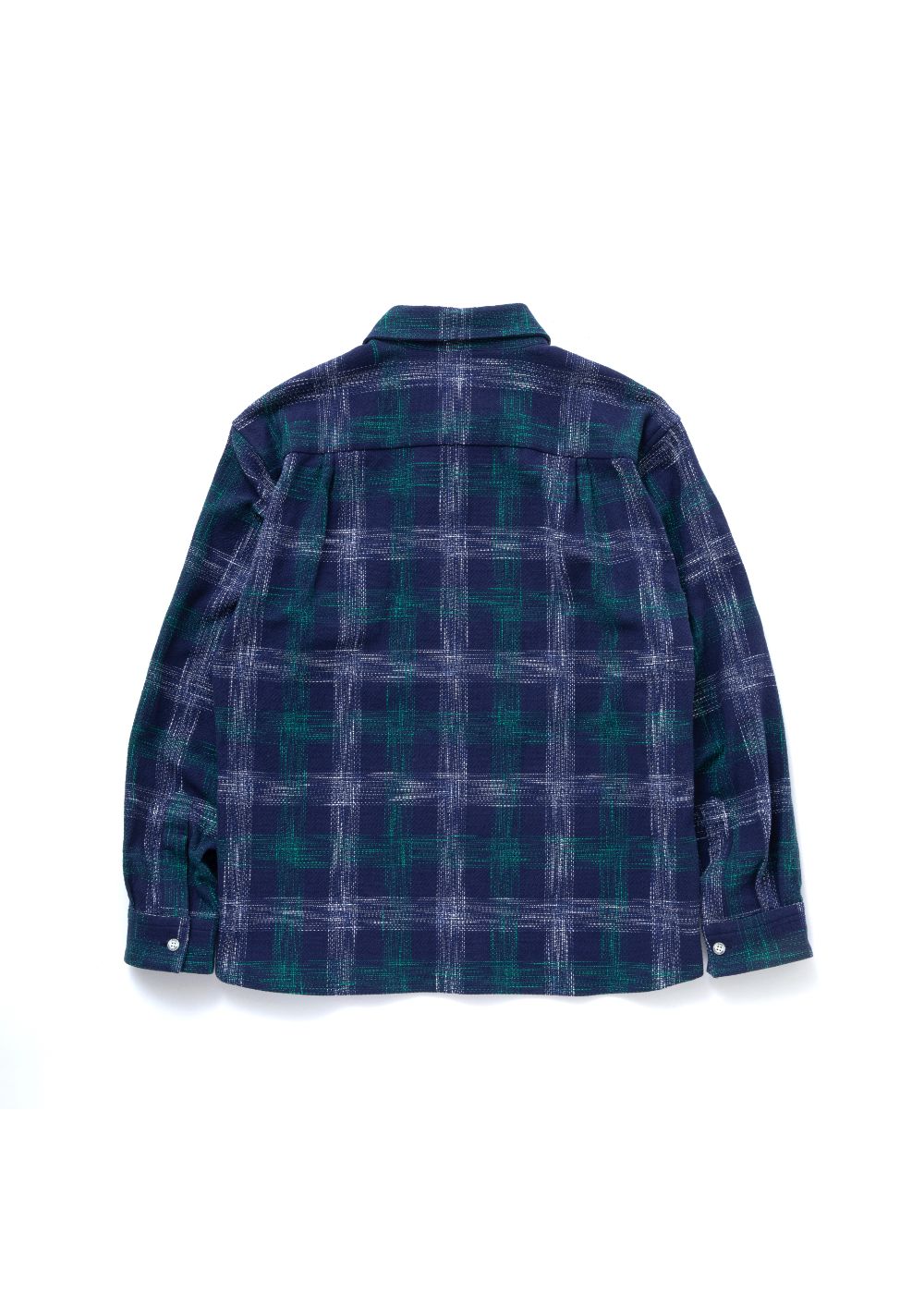 RATS - AMUNDSEN CHECK SHIRT (NAVY CHECK) / アムンゼン 