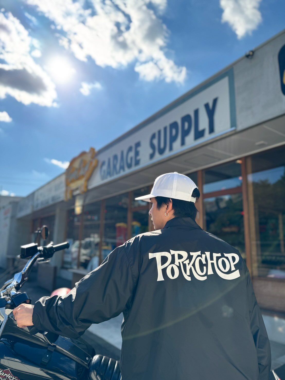 SC LOGO COACH JACKET (BLACK) / SC ロゴ オリジナル コーチジャケット